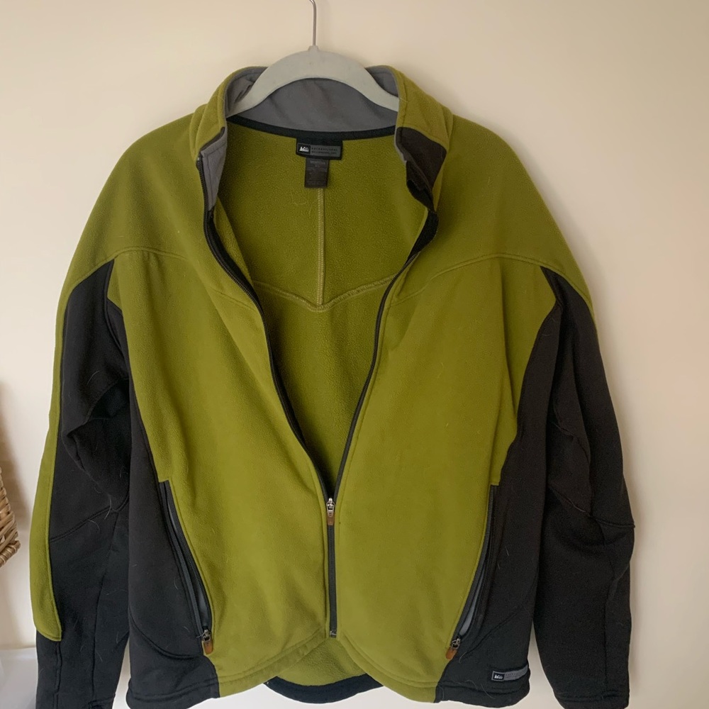 REI green jacket womens xl